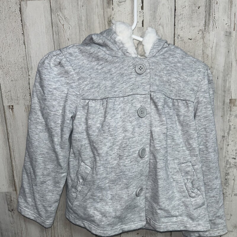 2T Grey Button Jacket