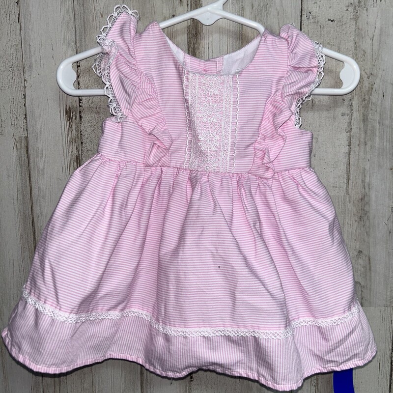 3/6M Pink Stripe Dress