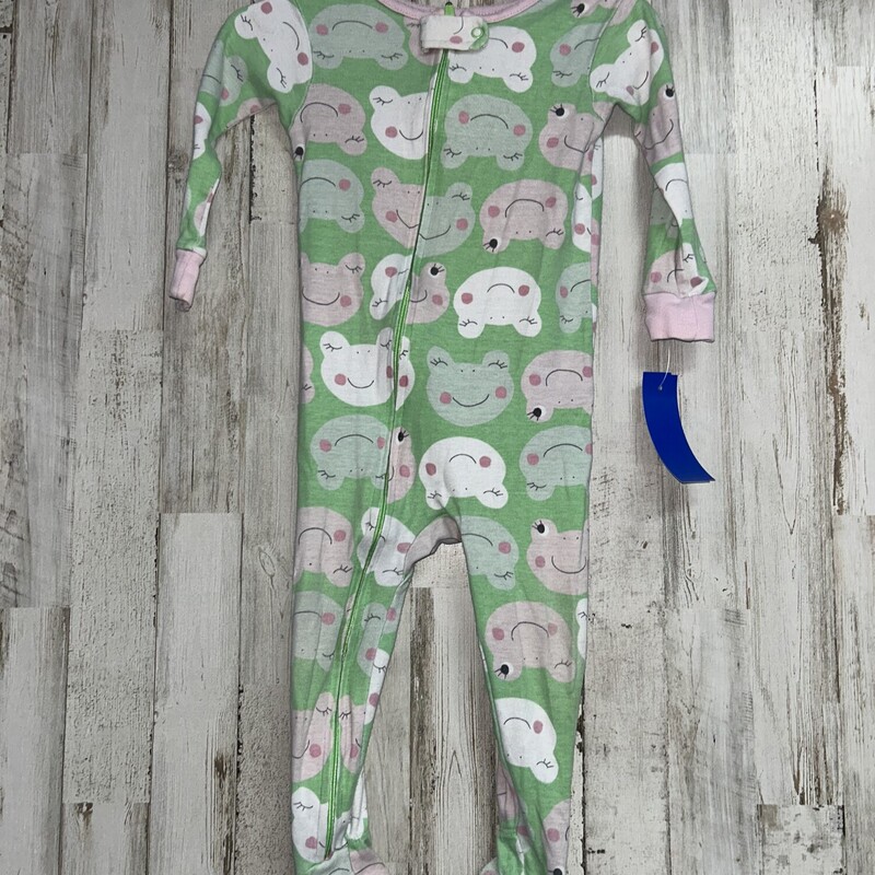 18M Green Frog Sleeper, Green, Size: Girl 18-24