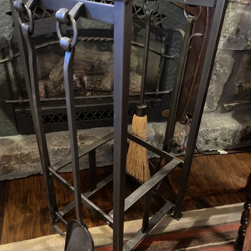 Iron Fireplace Set