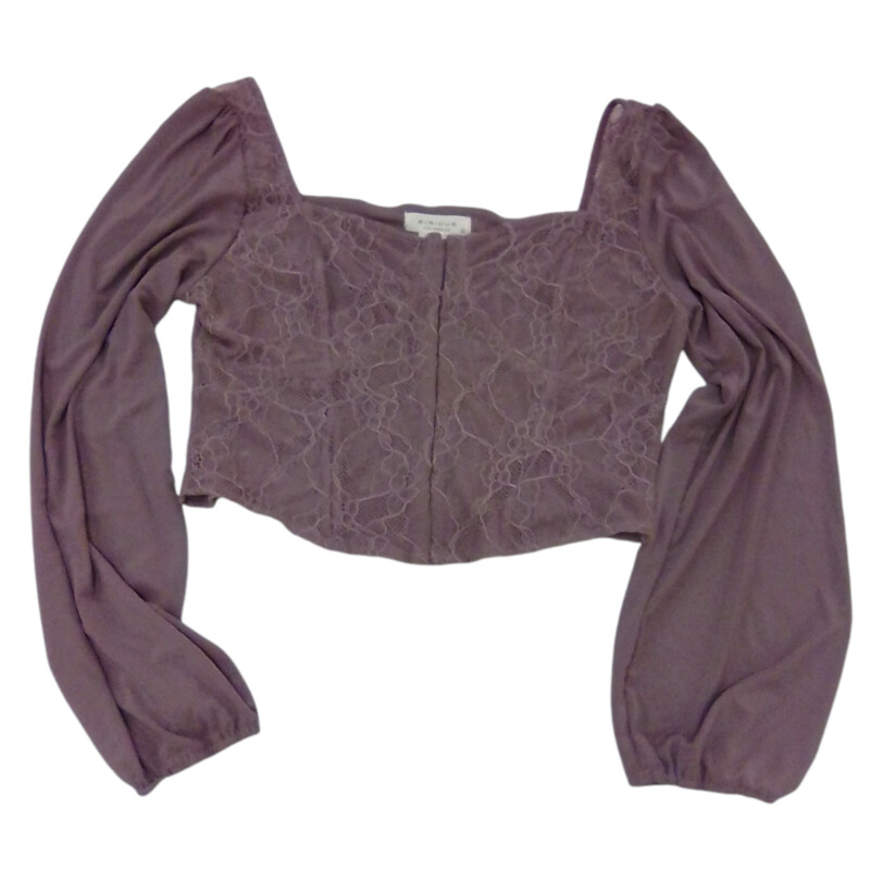 LS Shirt: Purple Lace