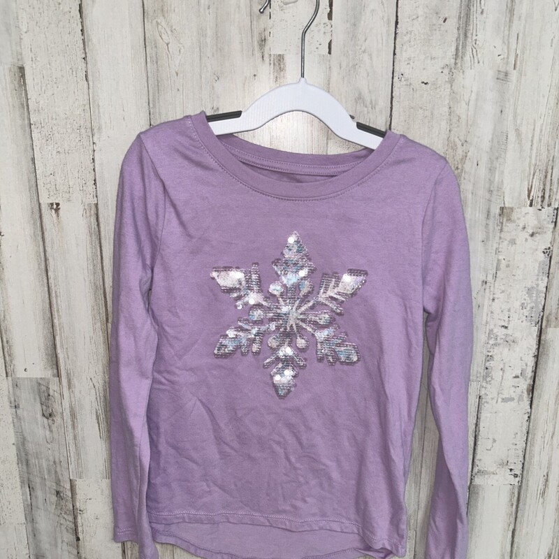 6/6X Purple Snowflake Tee