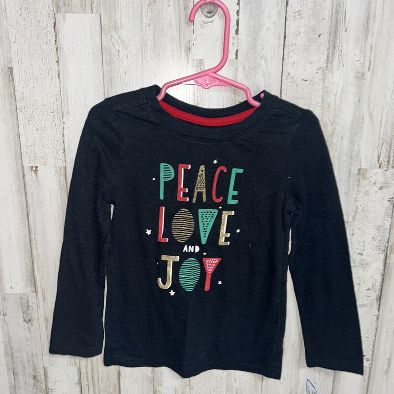 4T Peace Love Joy Tee