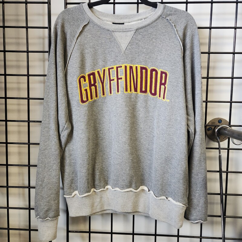 Gryffindor Sweatshirt, Grey, Size: M