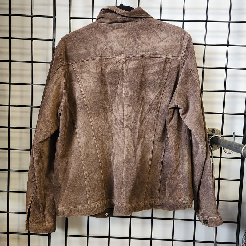 For Joseph Suede Jacket, Brown, Size: L