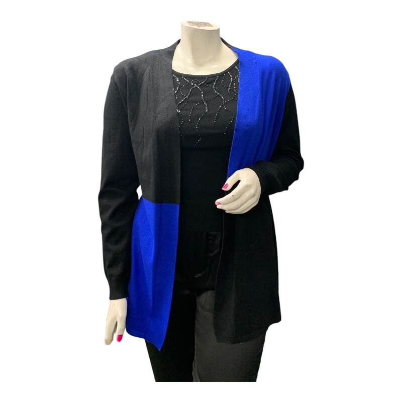 Rafiana NWT, Blue/blk, Size: XL