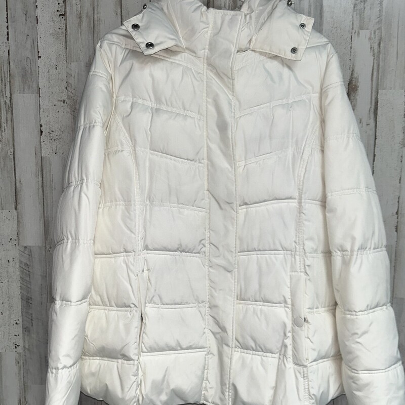 XL White Puffer Jacket