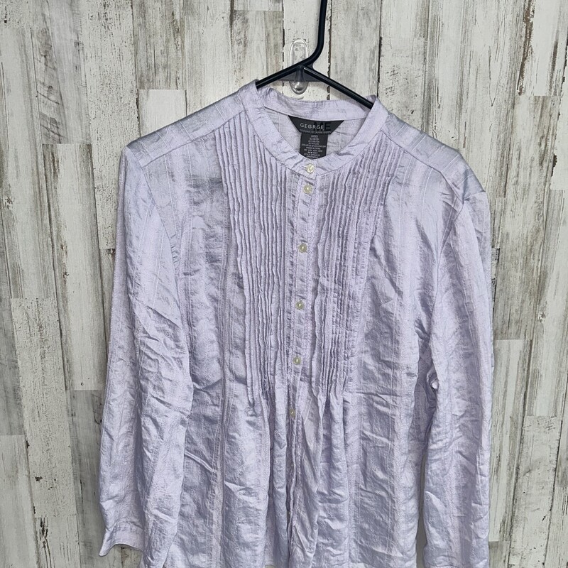 XL Lilac Textured Button