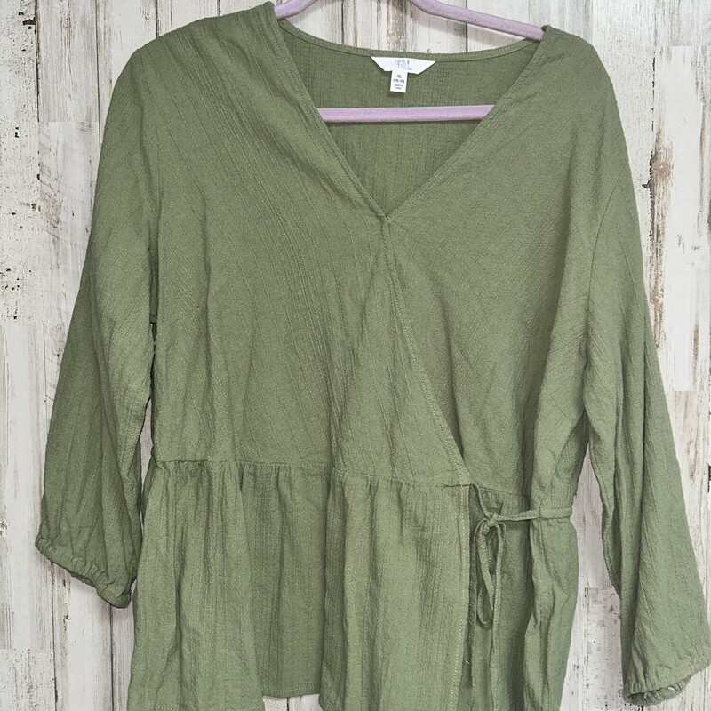 XL Sage Tie Top