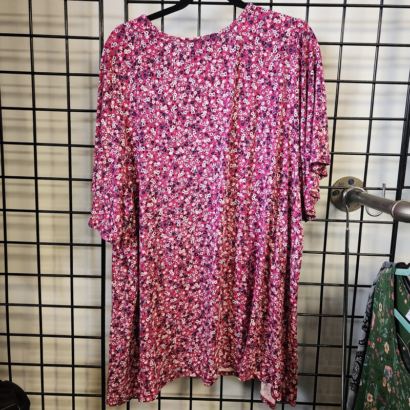 Penningtons Top, Floral, Size: 4X