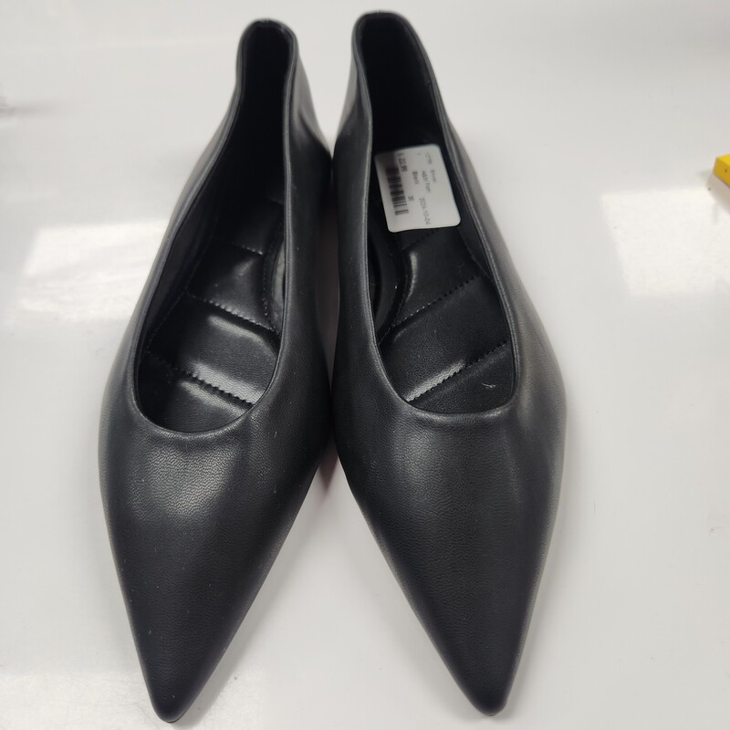 H&M Flats, Black, Size: 38