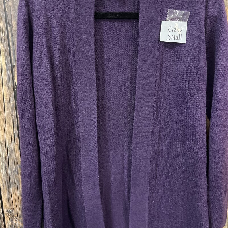 Long Purple Sweater, Size: Small