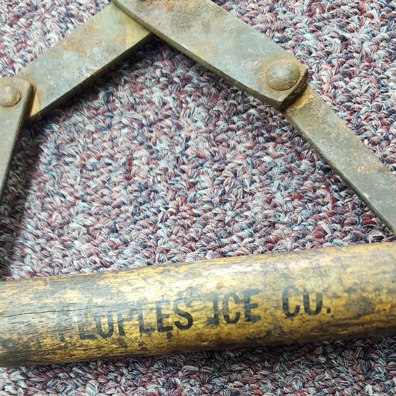 Peoples Ice & Coal Co, Ice Tongs