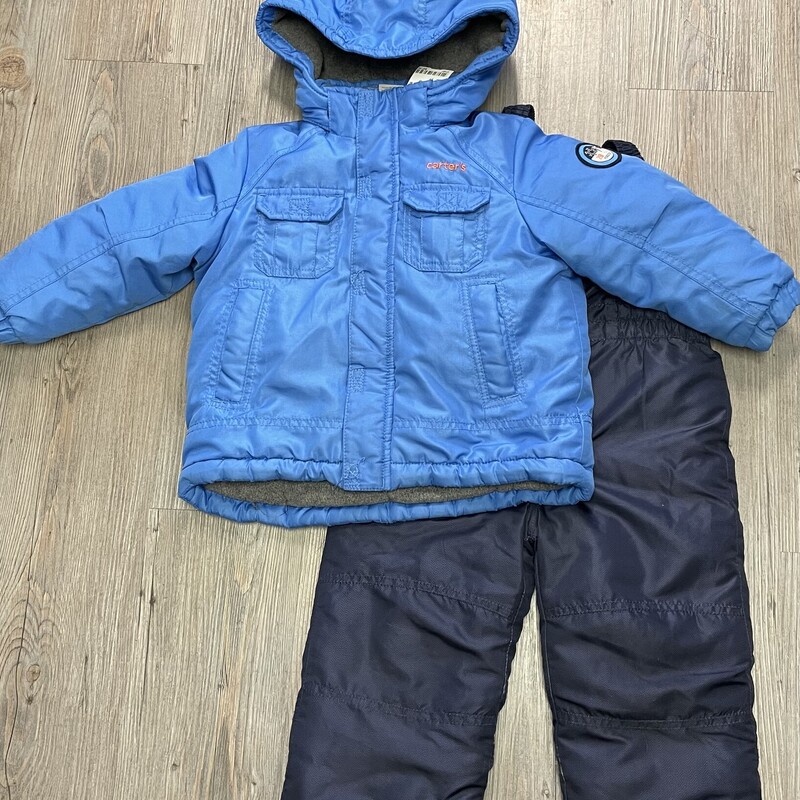 Carters Snow Suit Set, Blue, Size: 3Y