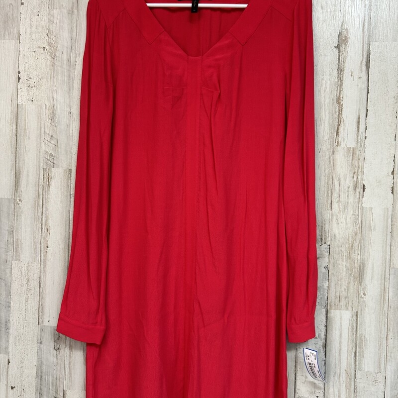 XS Red Vcut Dress