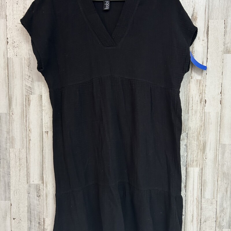 M Black Muslin Dress