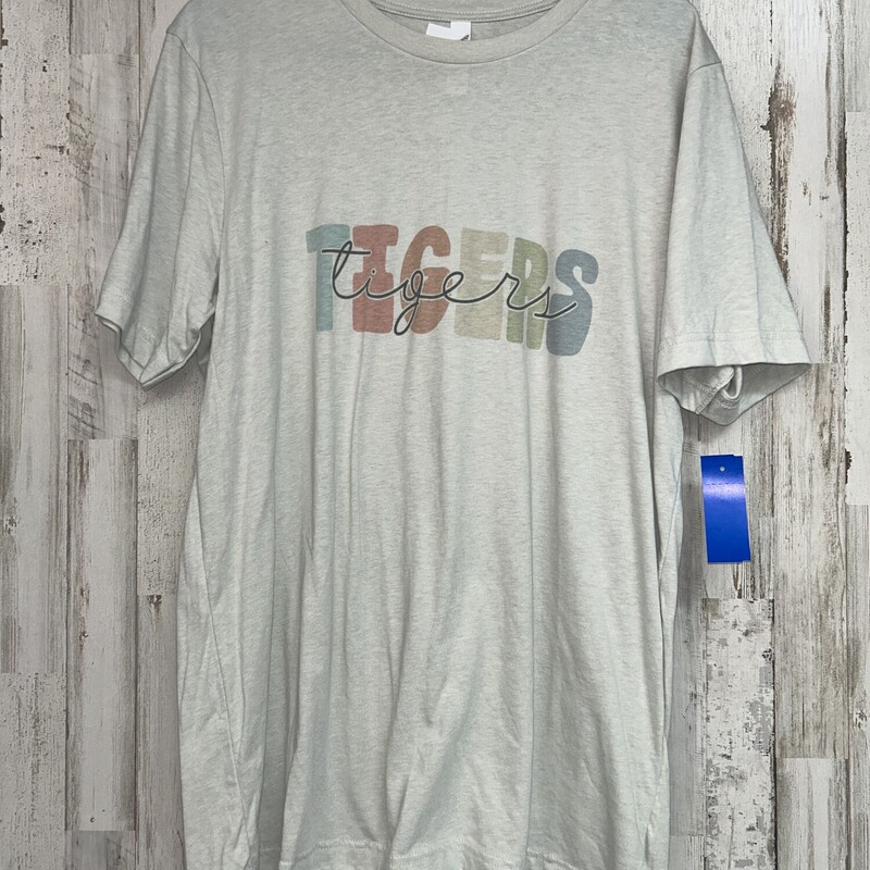 L Beige Tigers Tee, Beige, Size: Ladies L