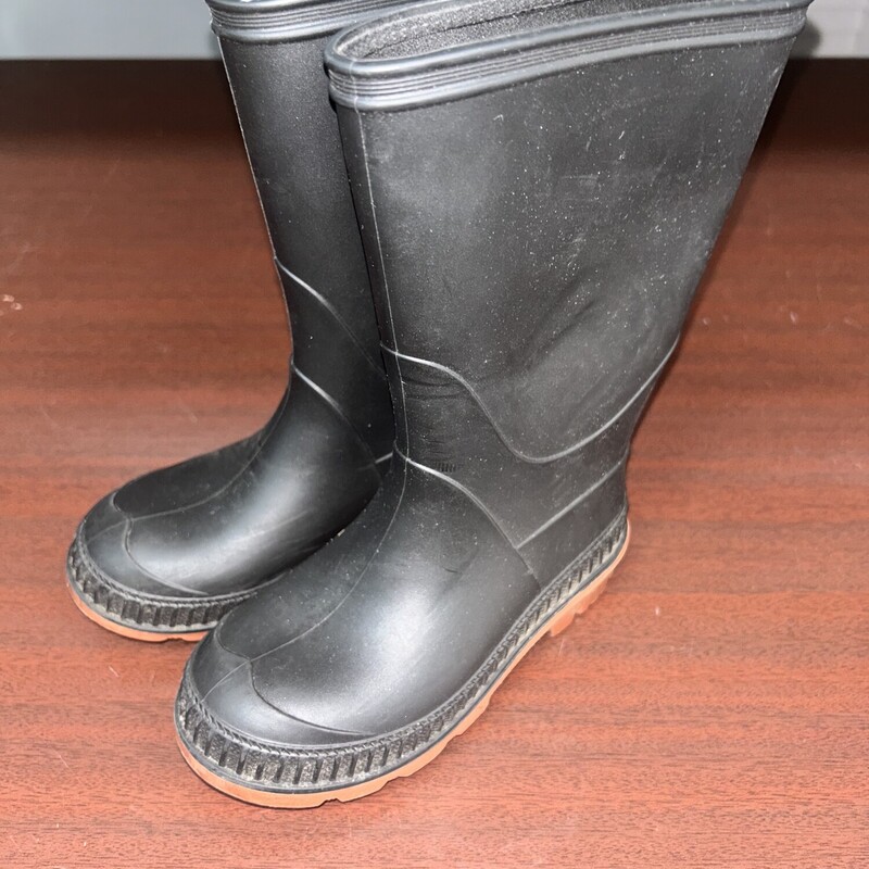 9/10 Black Rain Boots