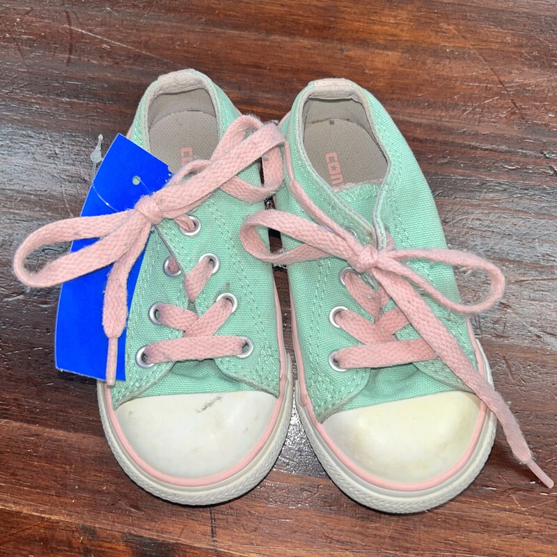 7 Mint All Star Sneaker, Green, Size: Shoes 7