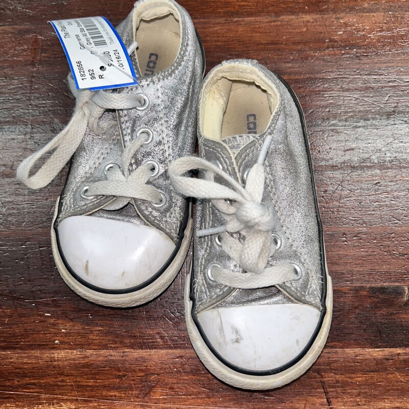 7 Grey All Star Sneakers, Grey, Size: Shoes 7