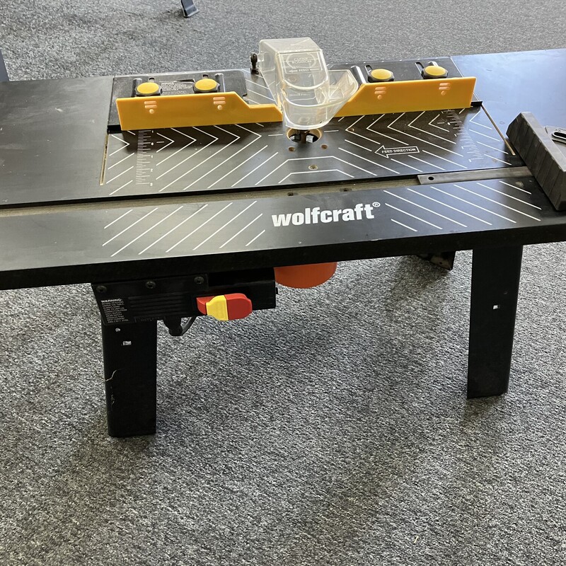 Router Table, Wolfcraft,  with Black and Decker 1-1/4HP Router