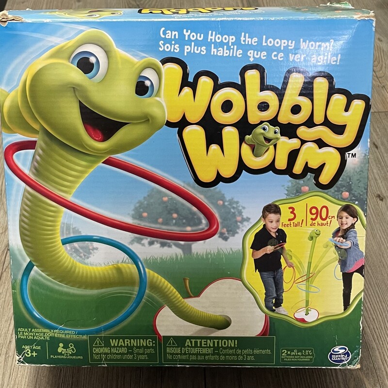 Wobbly Worm Game, Multi, Size: 3Y+