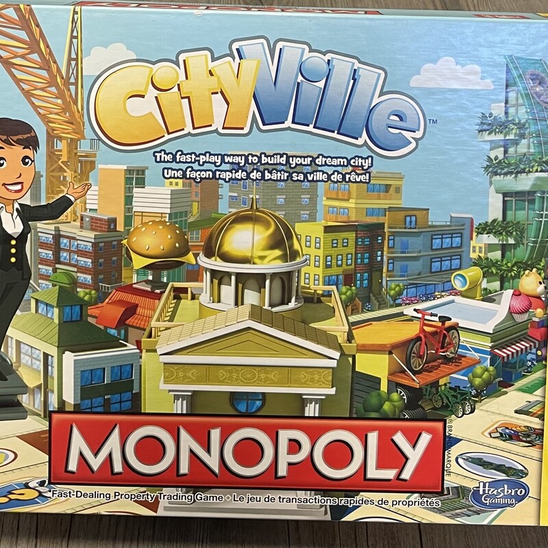 Monopoly - CityVille, Blue, Size: 8Y+
Complete