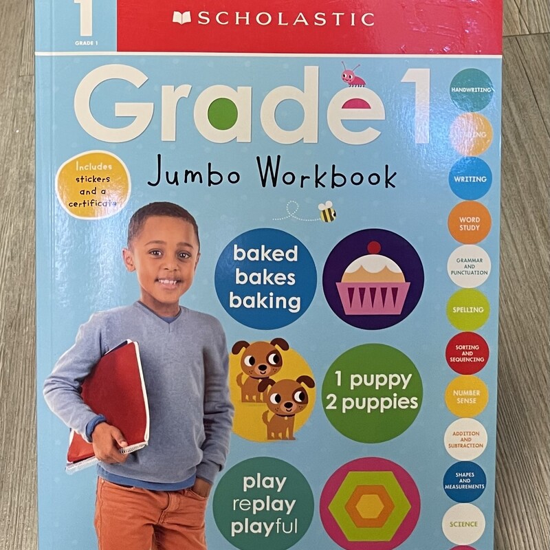 Jumbo Workbook Grade 1, Multi, Size: Paperback