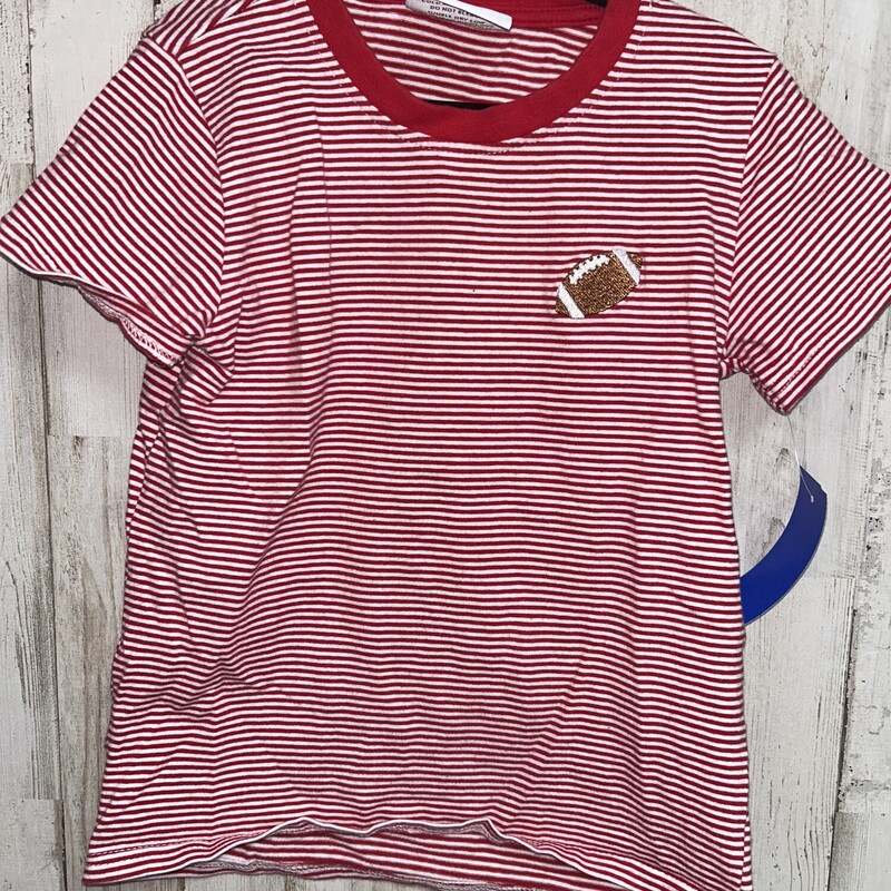 5 Red Stripe Football Tee