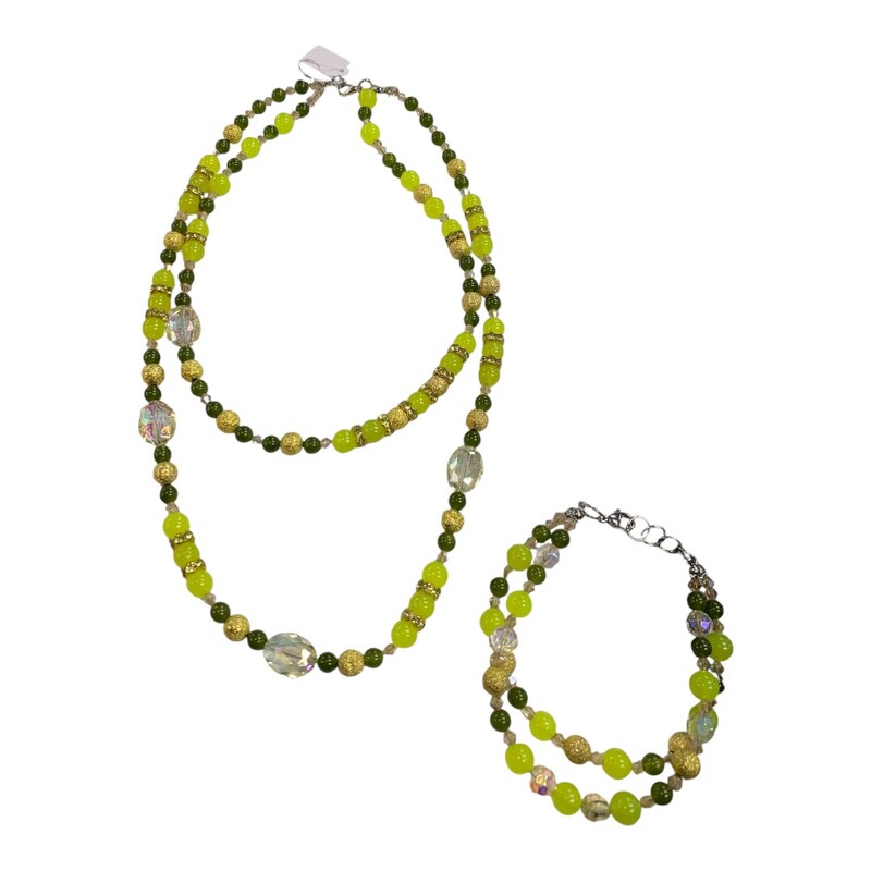 Crystals Gems Set, Green, Size: None