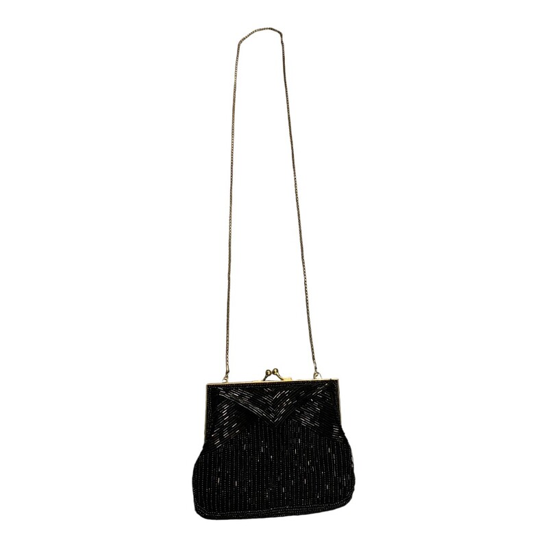 Evening Bag, Black, Size: None