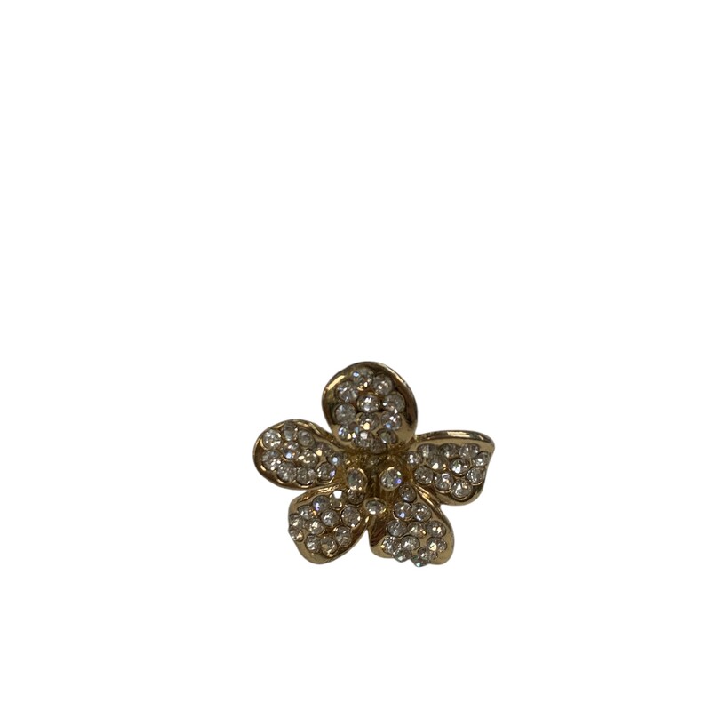 Rings Flowers, Gold, Size: 7