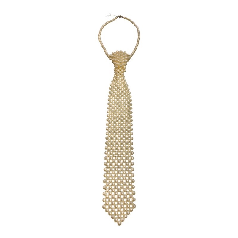 Tie Pearls, Ivory, Size: None