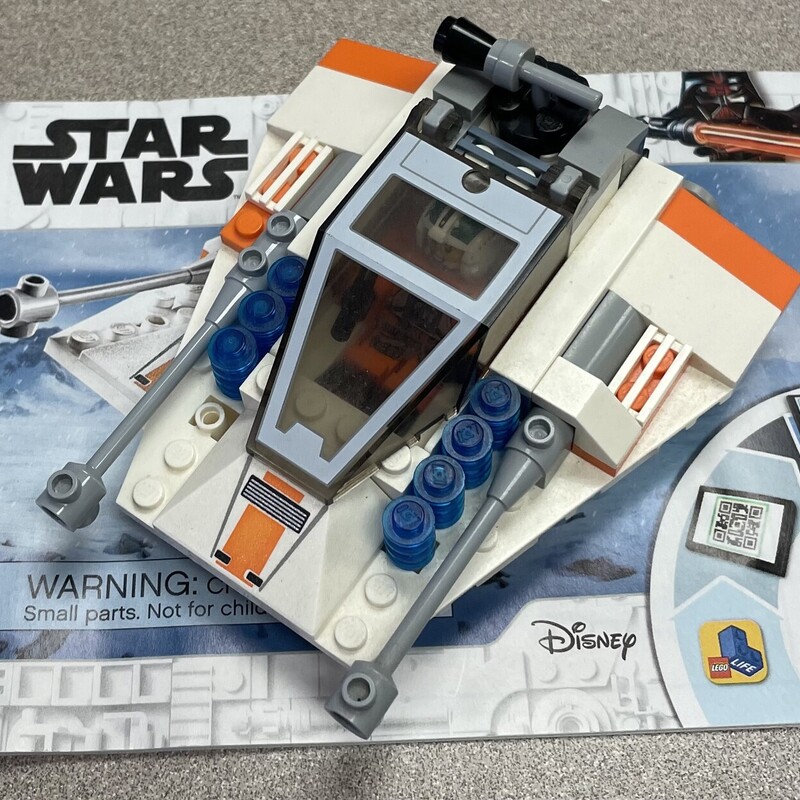 Lego 75268 Snowspeeder Star Wars, White/Orange
1 mini figure & manual included