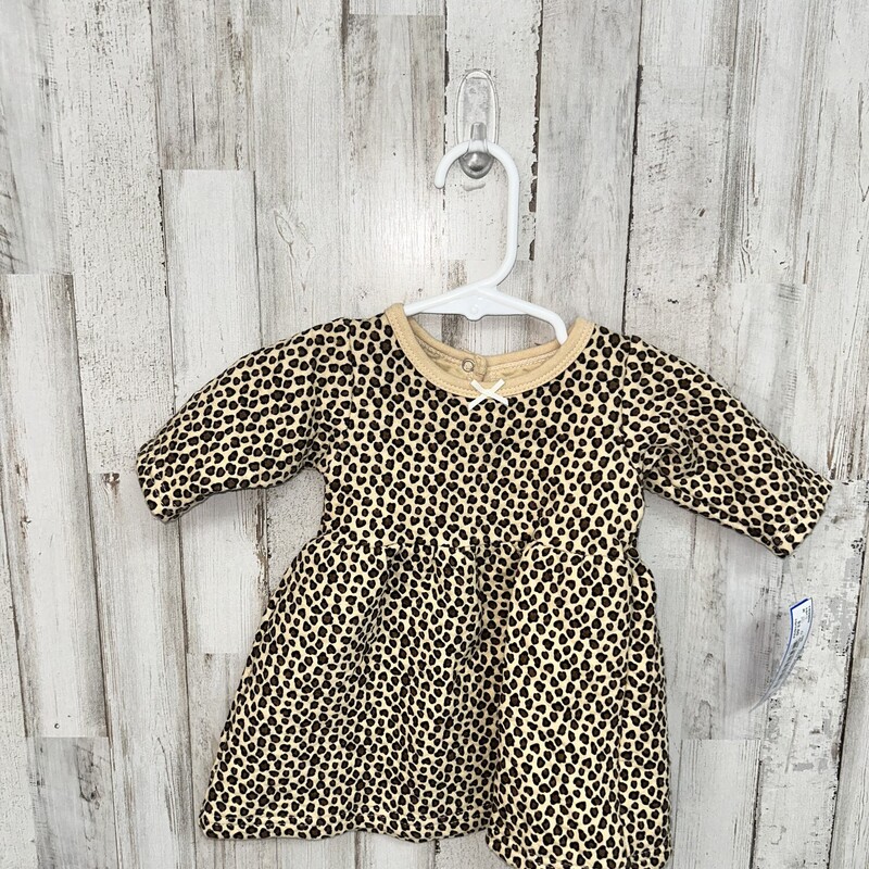 0/3M Quilted Cheetah Dres