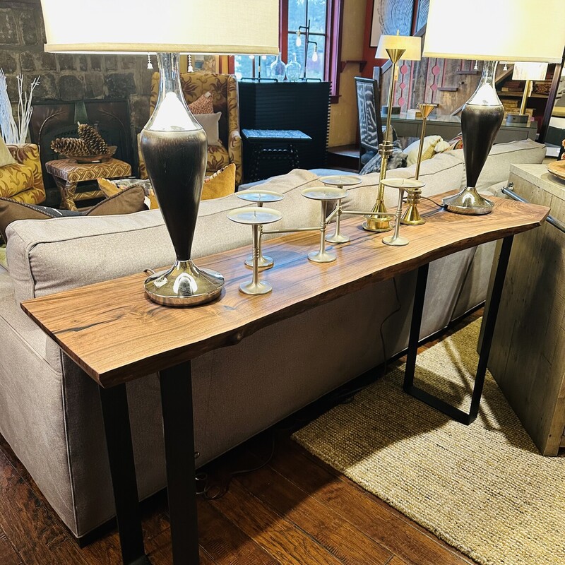 Dark Walnut Sofa Table