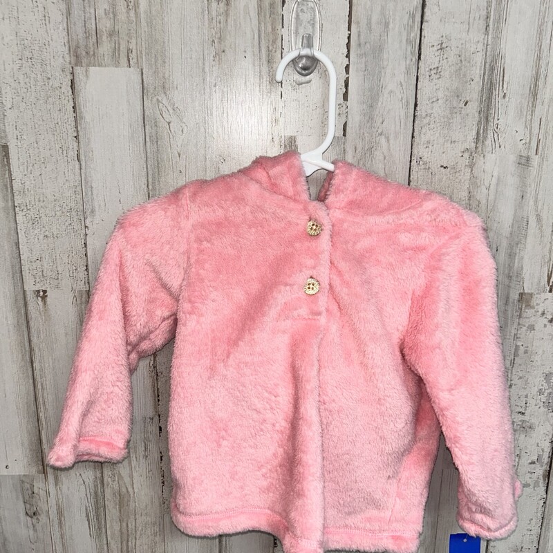 18M Pink Fuzzy Pullover