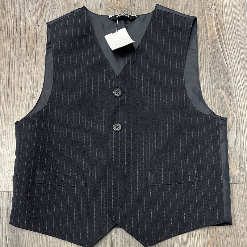 Vest, Black, Size: 5Y