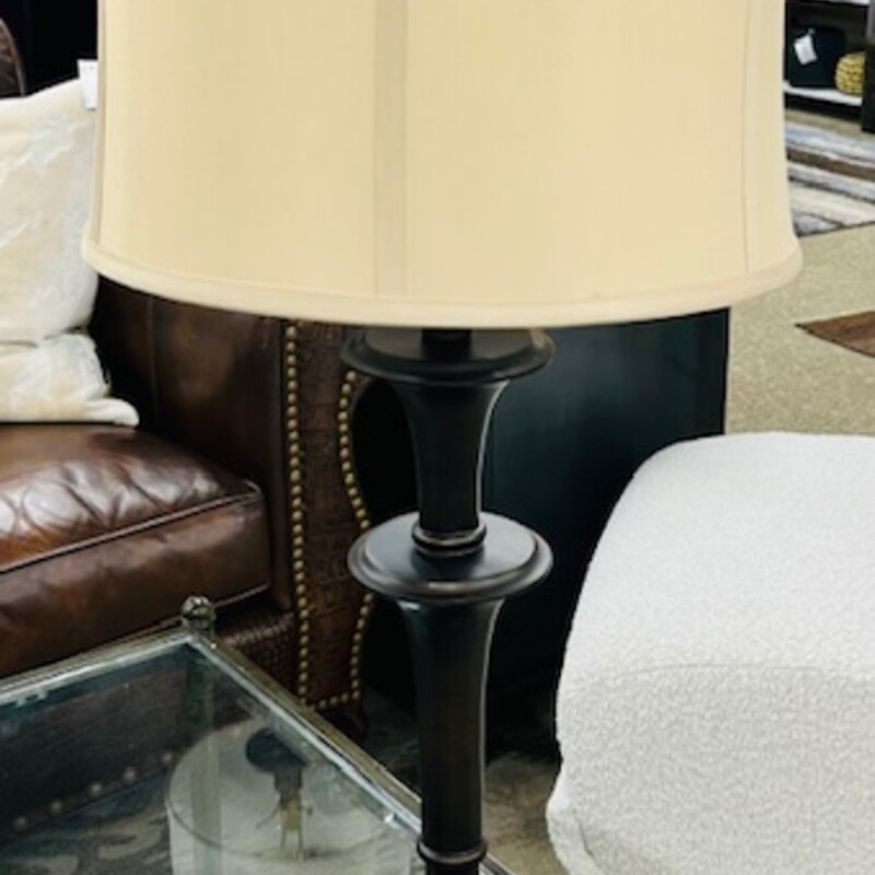 Ambrosia Metal Table Lamp
Brown Tan
Size: 14 x 32H