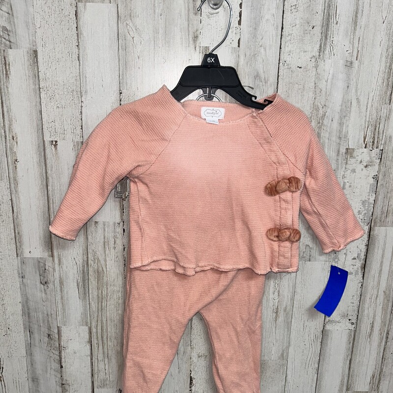 9/12M 2pc Coral Knit Set