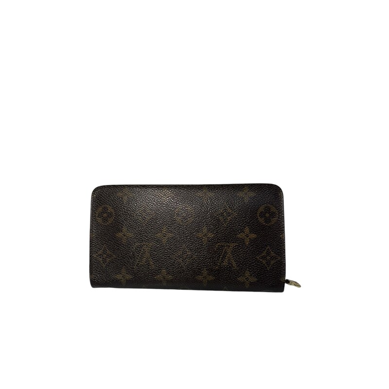 Louis Vuitton Monogram Zip Wallet<br />
Date Code: TH0012<br />
Does not come with original dust bag or box.