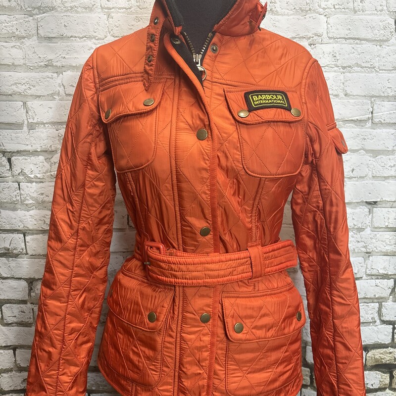 Barbour, Orange, Size: 4