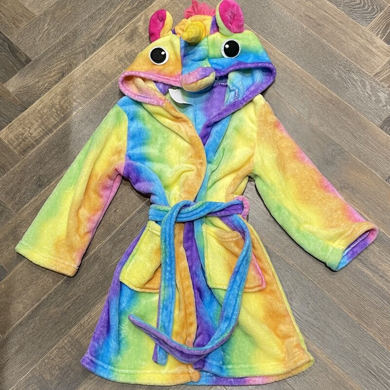 Unicorn Robe, Multi, Size: 4-6Y