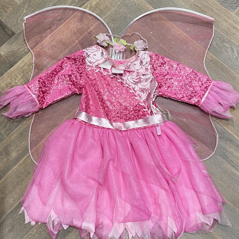 Fairy Costume, Pink, Size: 7-8Y