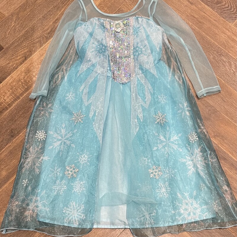 H&M Frozen Costume, Blue, Size: 6-8Y