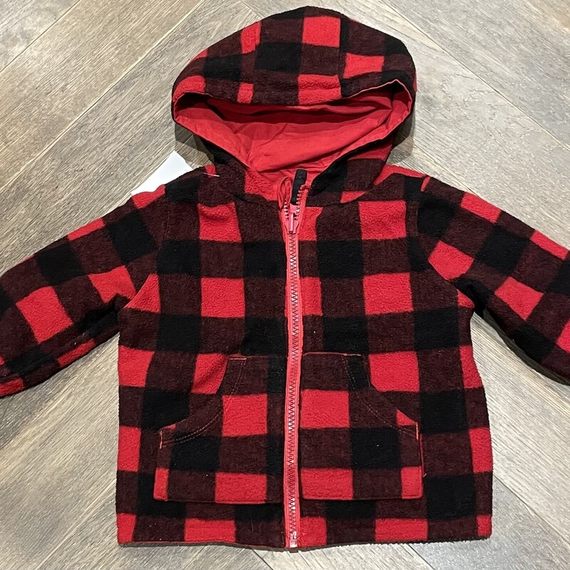 Reversible Jacket, Red, Size: 12-18M