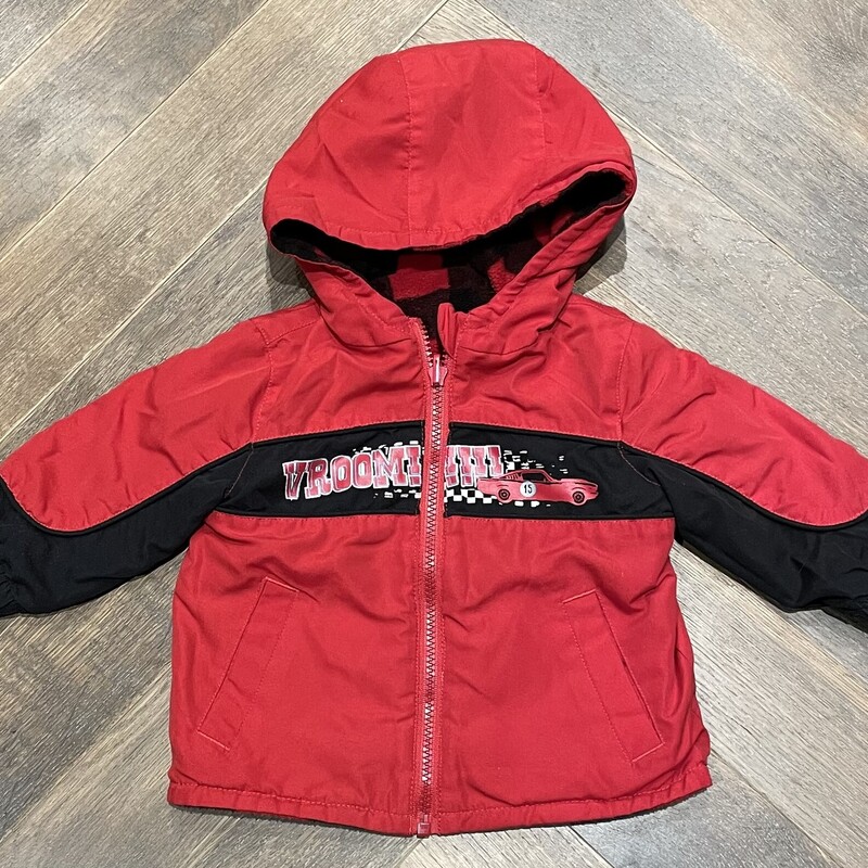 Reversible Jacket, Red, Size: 12-18M