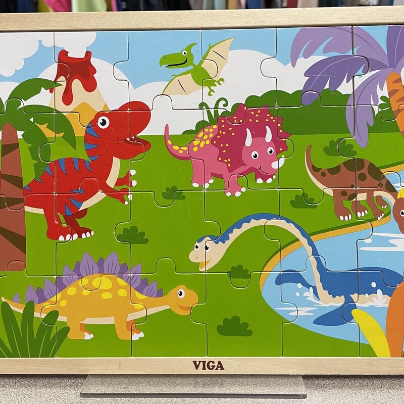 Viga Dino  Wooden Puzzle