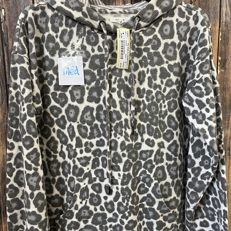 Gray Animal Print, Size: M