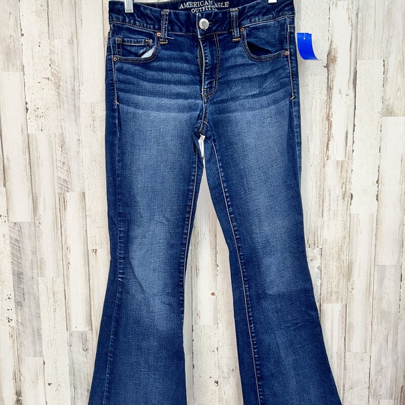 Sz8 Boho Flare Jeans